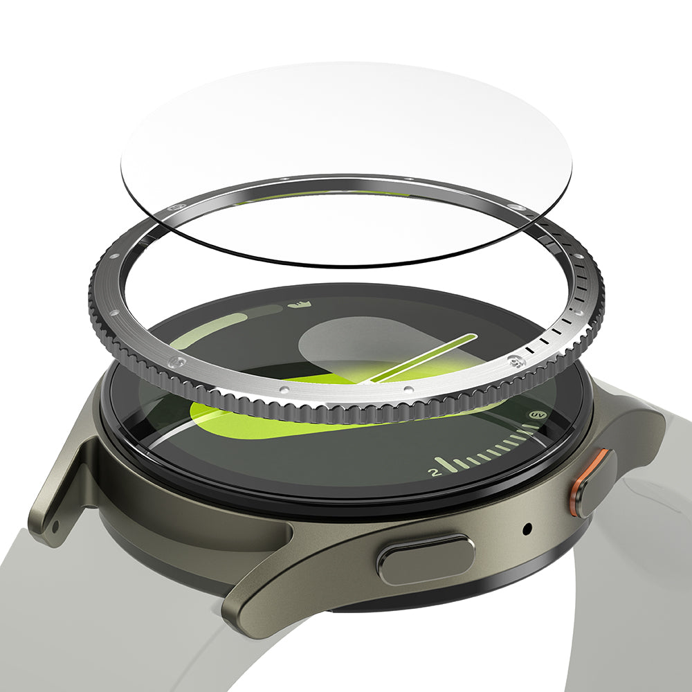 Rám Ochrany Ringke Styling pre Samsung Galaxy Watch7 40mm, Model 7, Strieborný