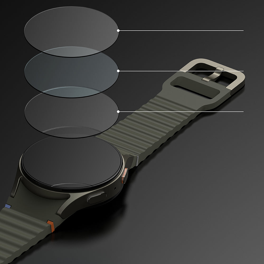 Rám Ochrana Ringke Styling pre Samsung Galaxy Watch7 44mm, Model 5, Strieborná