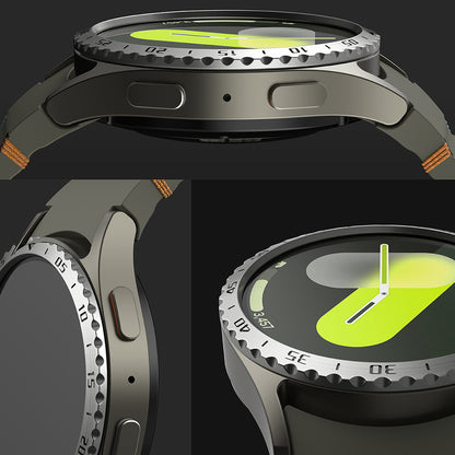 Rám Ochrana Ringke Styling pre Samsung Galaxy Watch7 44mm, Model 5, Strieborná