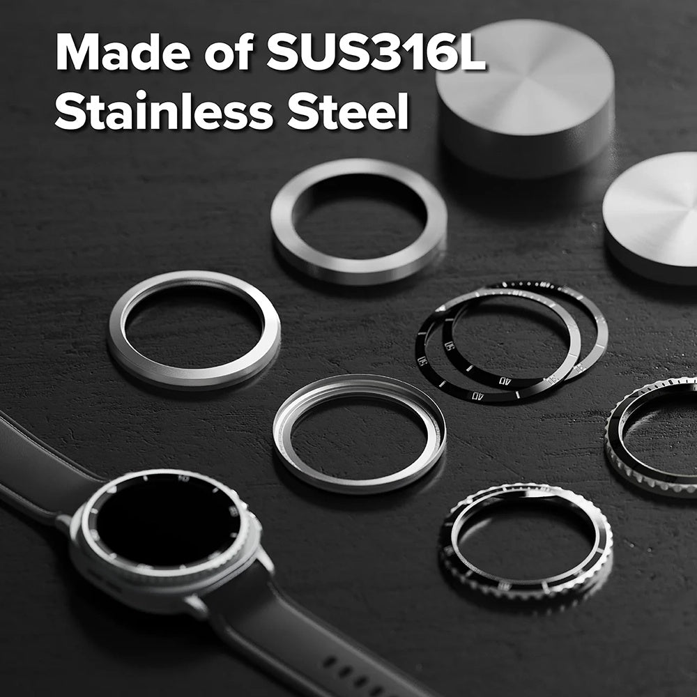 Rám Ochrana Ringke Premium Styling pre Samsung Galaxy Watch8 Classic, Čierna