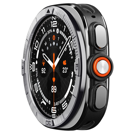 Ochranný rám Spigen Tune Pilot pre Samsung Galaxy Watch Ultra2, strieborný ACS11616