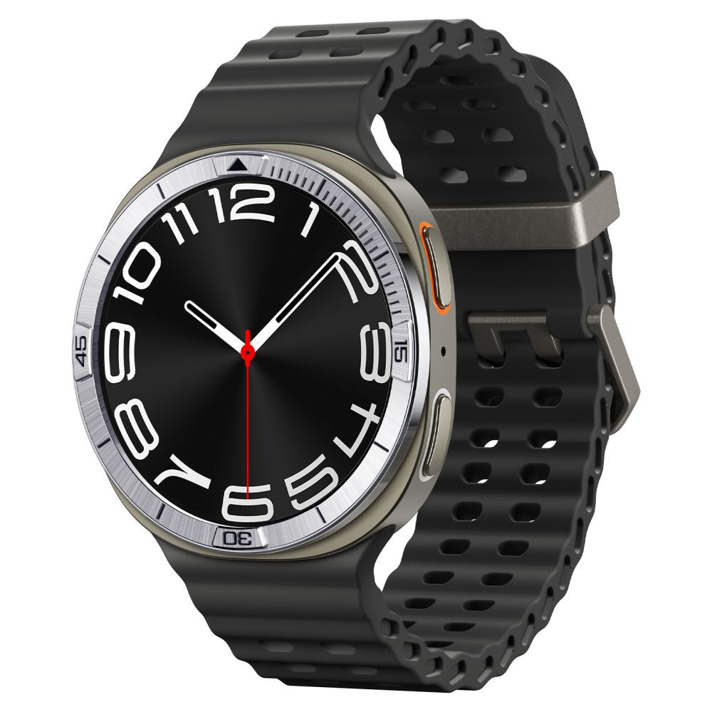 Rám Ochrany Spigen Tune Pilot pre Samsung Galaxy Watch8 44mm, Strieborný