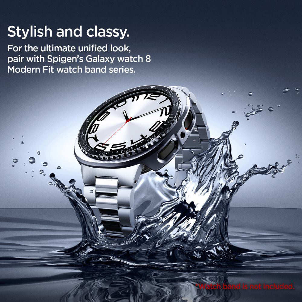 Ochranný rámik Spigen Tune Pro Diver pre Samsung Galaxy Watch8 44mm, čierny