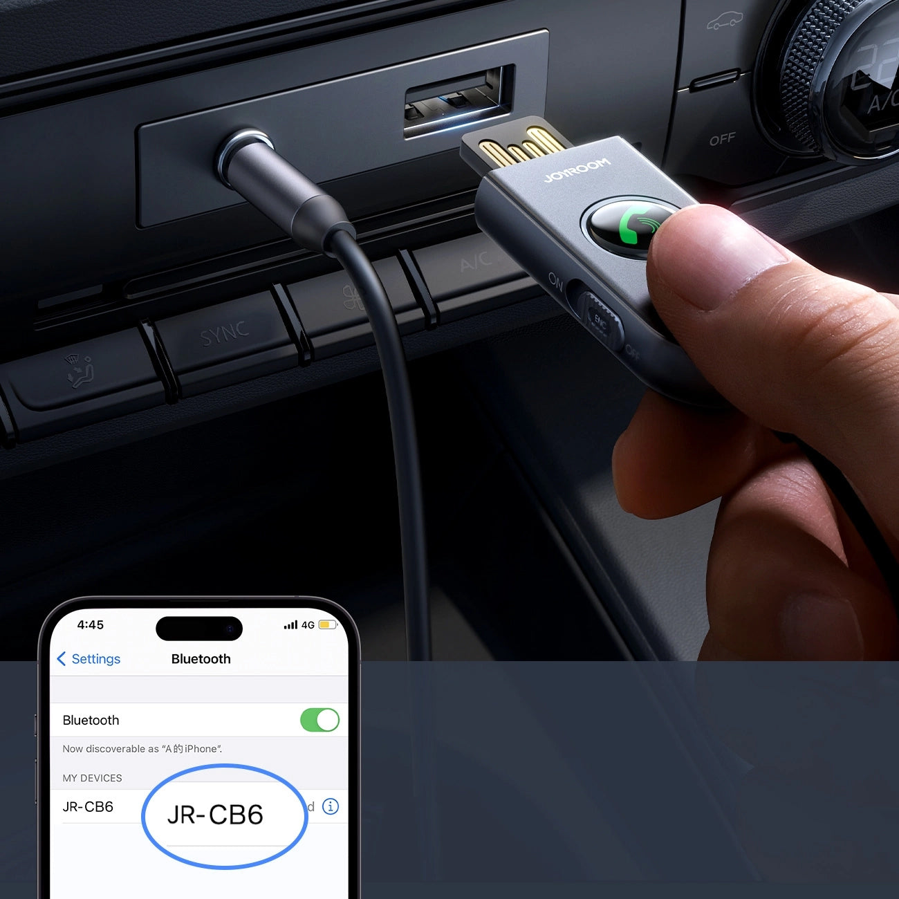 Bluetooth prijímač Joyroom JR-CB6