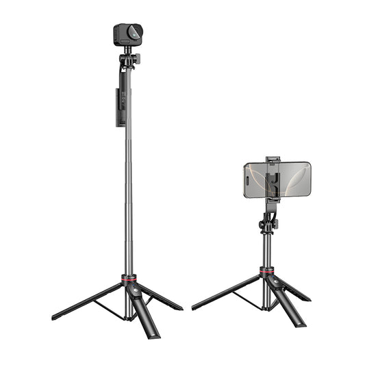 Selfie tyč Bluetooth Borofone BY15 Throne, 4,5 palca - 7 palcov, Čierna
