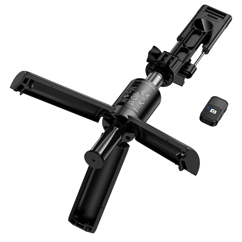 Selfie Stick Bluetooth Borofone BY14 Graceful, 4,5 palca - 7 palca, Čierny