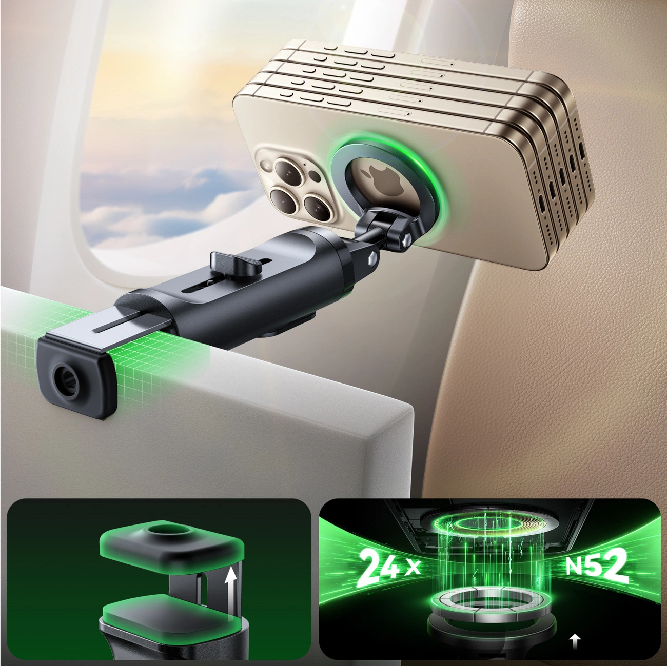 Bluetooth selfie tyč Joyroom JR-ZS509, univerzálna, čierna