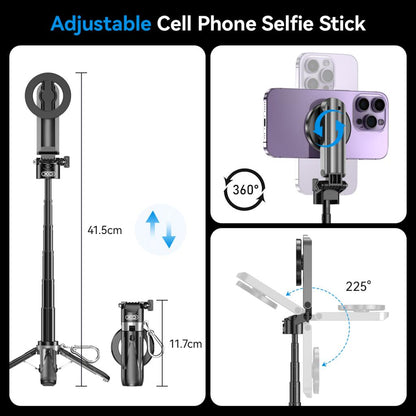 Selfie Stick Bluetooth XO Design SS22, Univerzálny, Čierny
