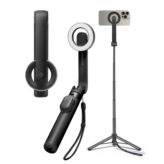 Selfie Stick Bluetooth Spigen S571W, Univerzálny, Čierny