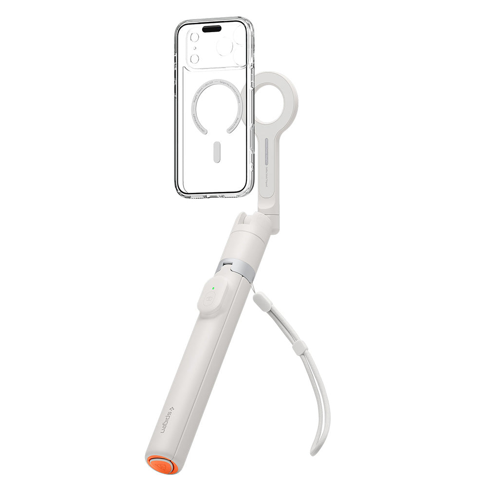 Selfie tyč Bluetooth Spigen S582W, univerzálna, béžová AMP11373