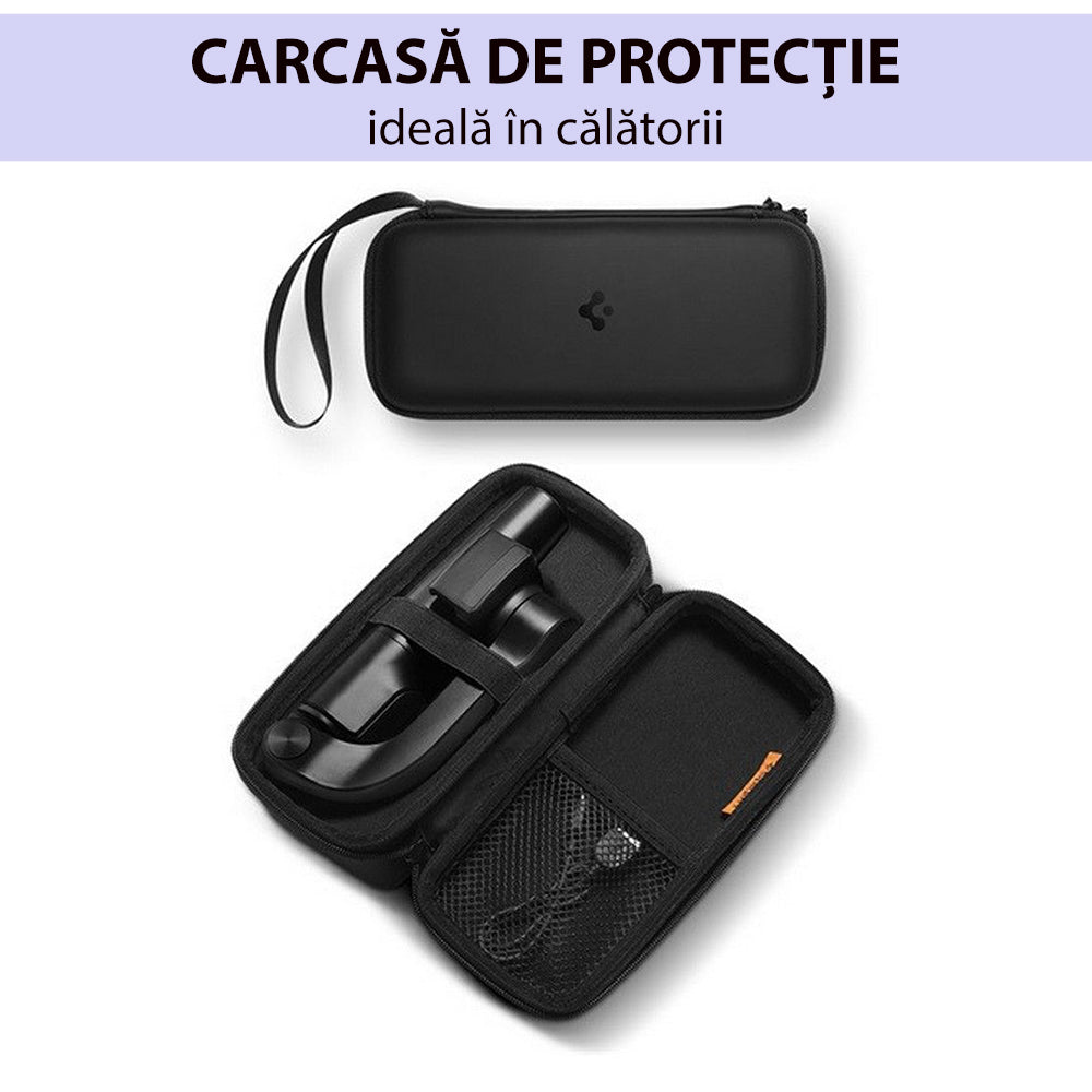 Gimbal Stabilizátor Spigen S610W Gimbal, Univerzálny, Čierny