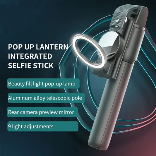 Selfie Stick Bluetooth Techsuit K13, Univerzálny, Čierny