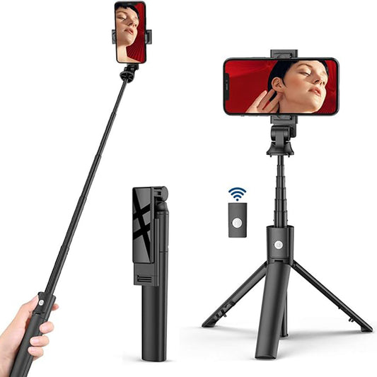 Selfie Stick Bluetooth Techsuit K22, Univerzálny, Čierny