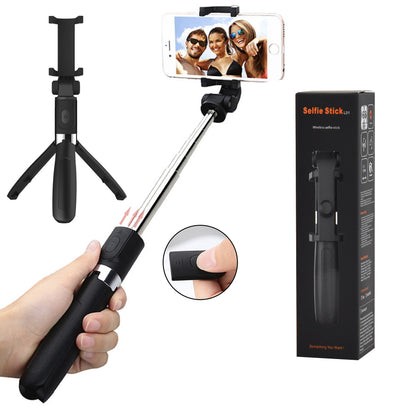Selfie Stick Bluetooth Techsuit L01s, Univerzálny, Čierny