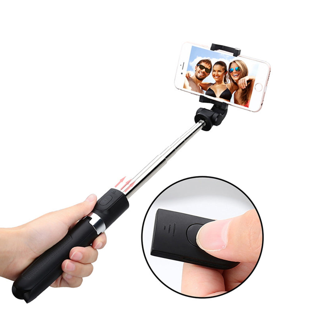 Selfie Stick Bluetooth Techsuit L01s, Univerzálny, Čierny