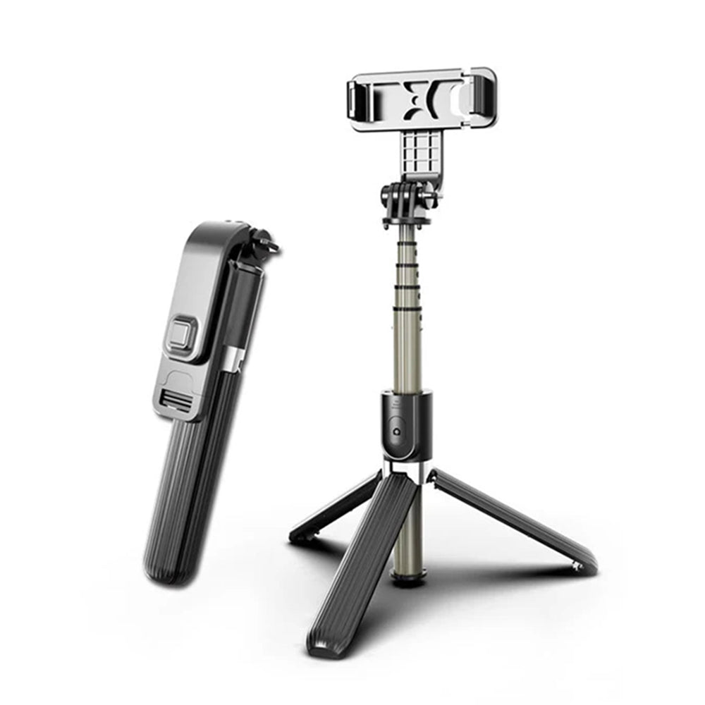 Selfie Stick Bluetooth Techsuit L03, Univerzálny, Čierny