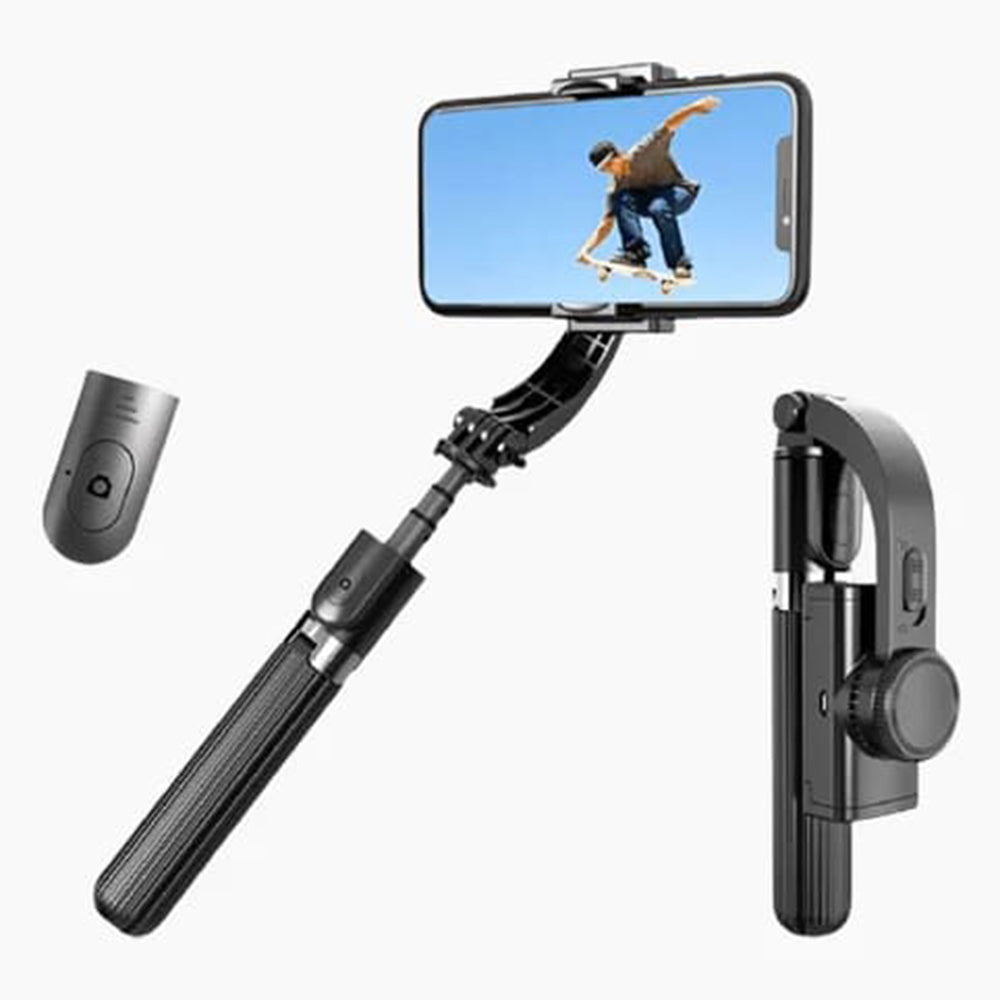 Selfie Stick Bluetooth Techsuit L08, Univerzálny, Čierny