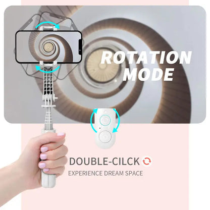 Selfie Stick Bluetooth Techsuit L08Mini, Univerzálny, Čierny