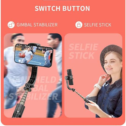 Selfie Stick Bluetooth Techsuit L08Mini, Univerzálny, Čierny