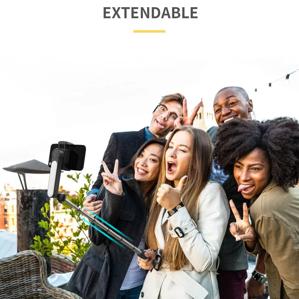 Gimbal Stabilizátor Bluetooth Techsuit L09 Gimbal, Univerzálny, Čierny