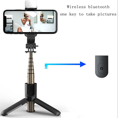 Selfie Stick Bluetooth Techsuit L11s, Univerzálny, Čierny