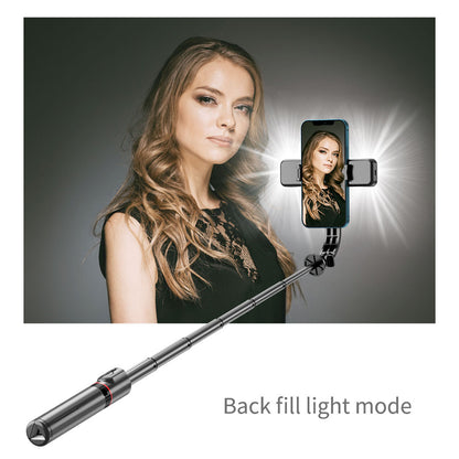 Selfie Stick Bluetooth Techsuit L12D, Univerzálny, Čierny