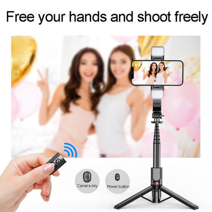 Selfie Stick Bluetooth Techsuit L12D, Univerzálny, Čierny