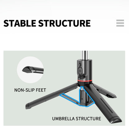 Selfie Stick Bluetooth Techsuit L13, Univerzálny, Čierny