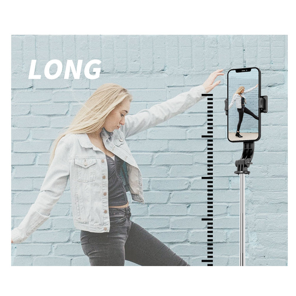 Selfie Stick Bluetooth Techsuit L13, Univerzálny, Čierny