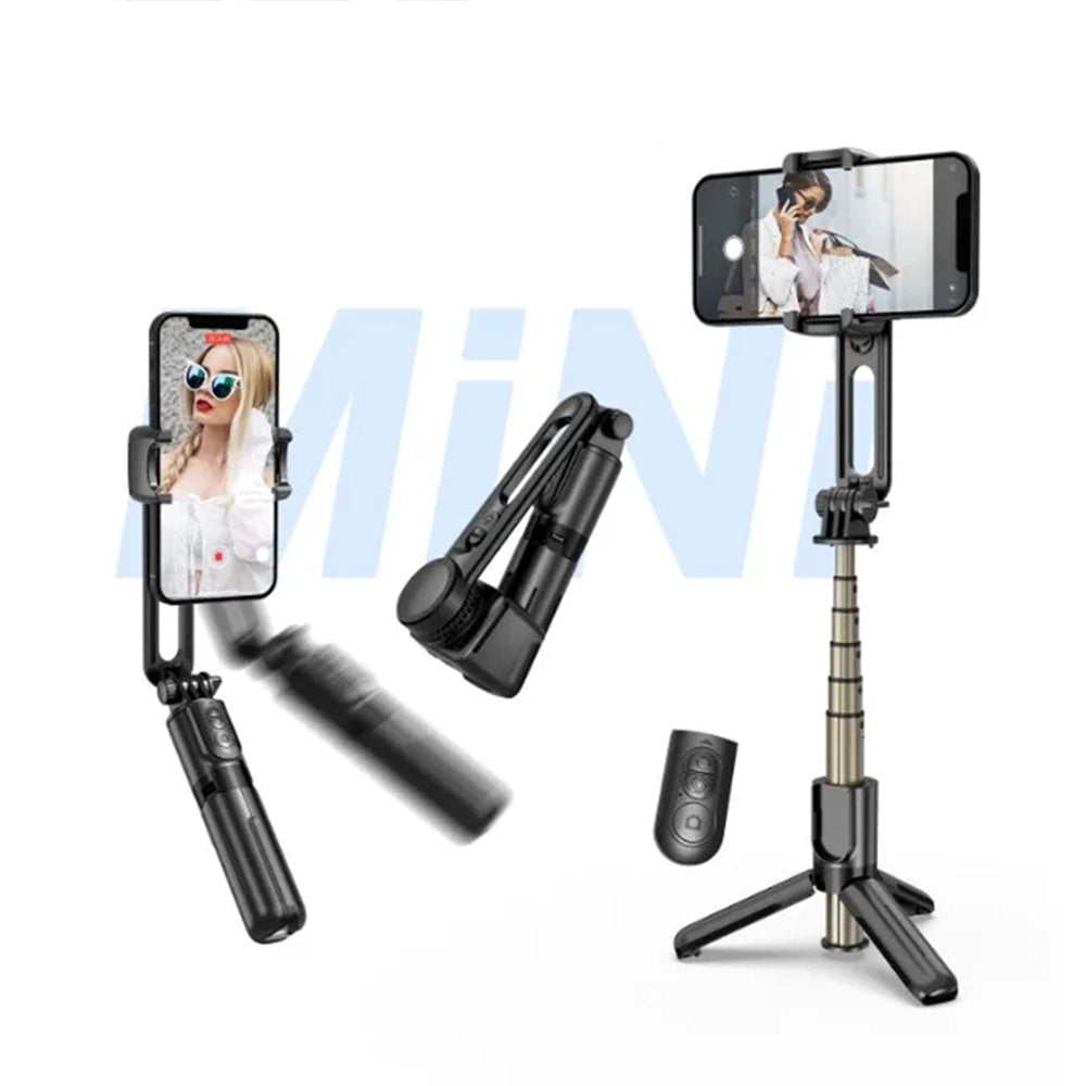 Selfie Stick Bluetooth Techsuit L18Mini, Univerzálny, Čierny