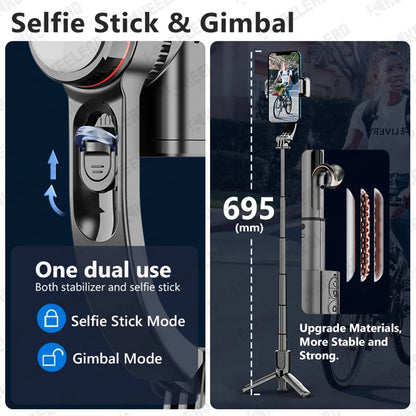 Selfie Stick Bluetooth Techsuit L18sMini, Univerzálny, Čierny