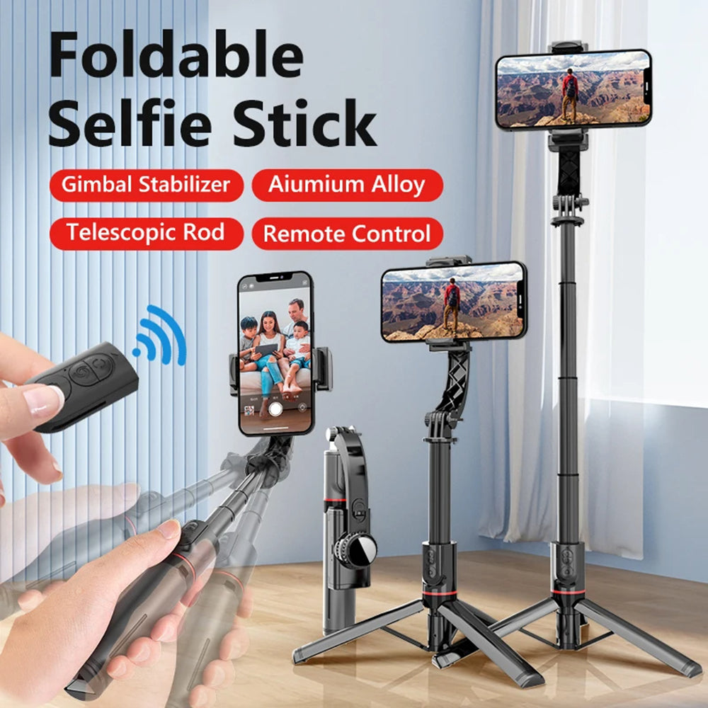 Selfie Stick Bluetooth Techsuit L19, Univerzálny, Čierny