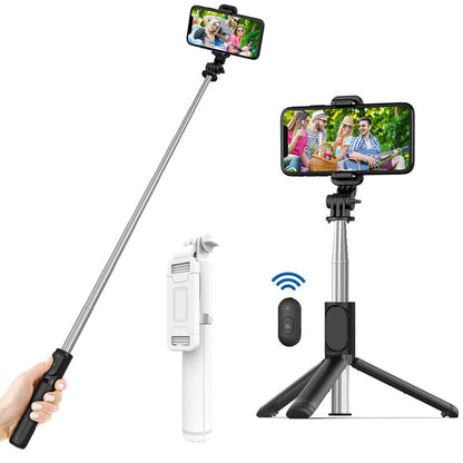 Selfie Stick Bluetooth Techsuit Q01, Univerzálny, Biely