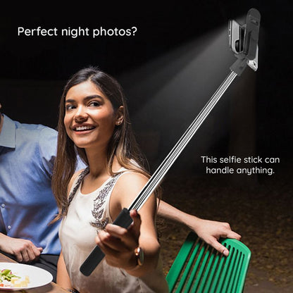 Selfie Stick Bluetooth Techsuit S05-S, Univerzálny, Čierny