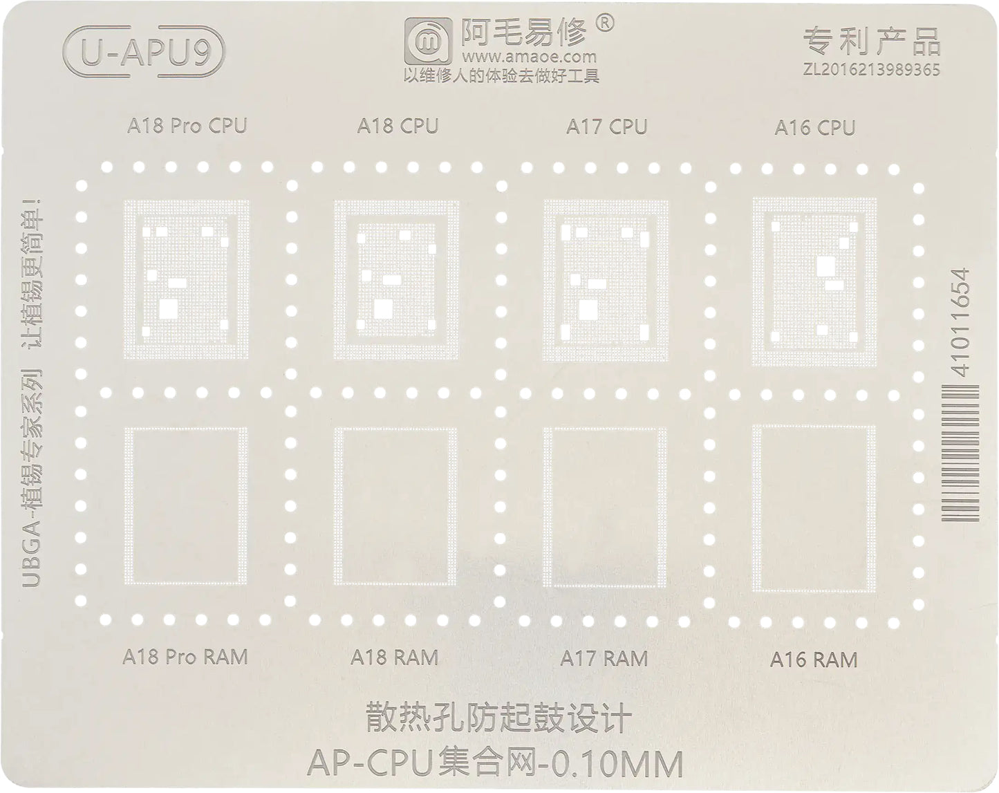 Sita BGA Amaoe U-APU9 pre Apple iPhone 15 Pro Max