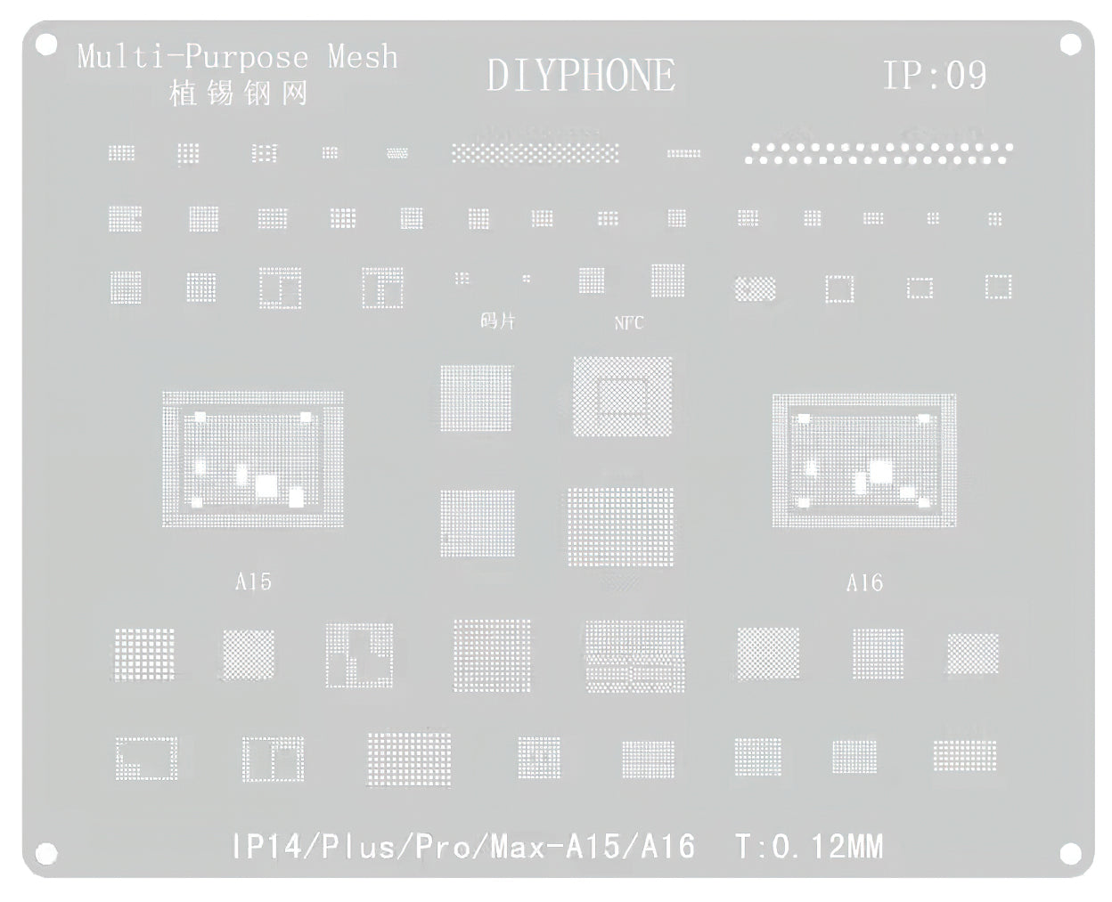 Sito BGA DIYPhone pre Apple iPhone 14 Series
