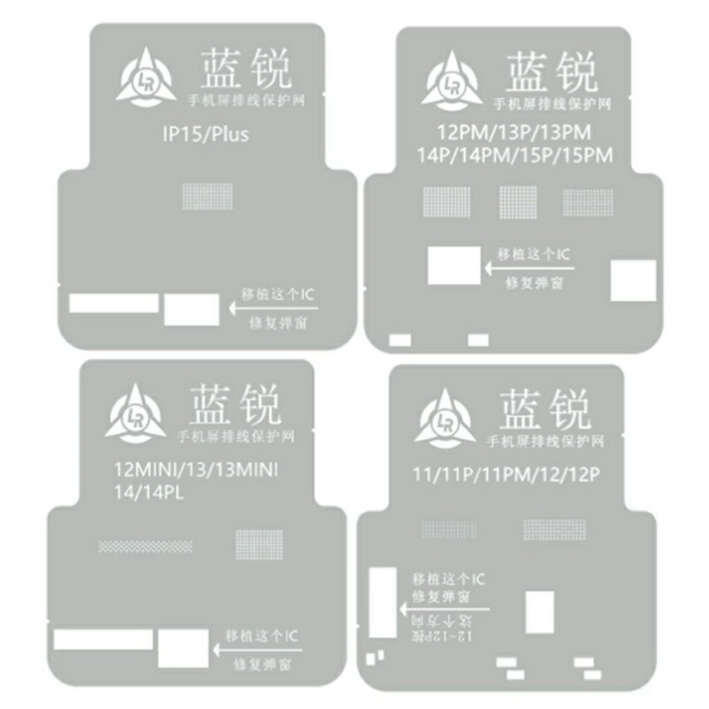 Sita BGA Lanrui pre Apple iPhone 11 - 15 Series