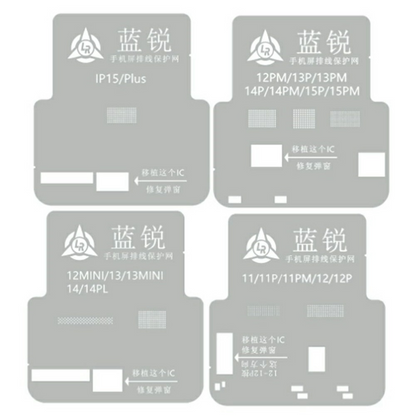 Sita BGA Lanrui pre Apple iPhone 11 - 15 Series