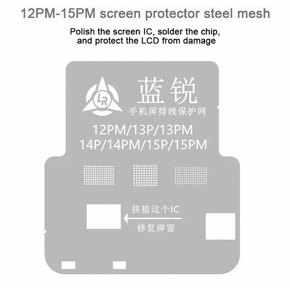Sita BGA Lanrui pre Apple iPhone 11 - 15 Series