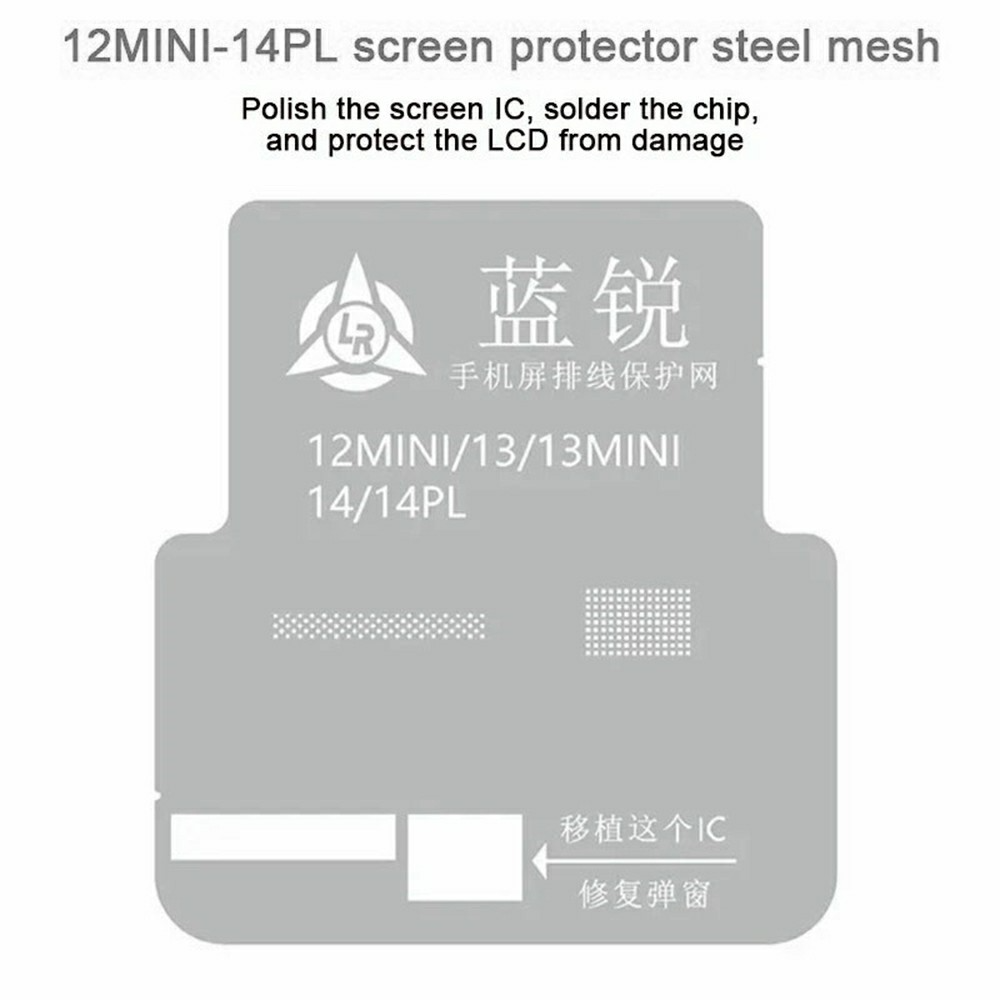 Sita BGA Lanrui pre Apple iPhone 11 - 15 Series