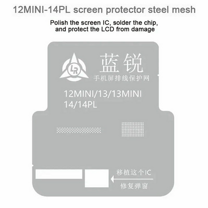 Sita BGA Lanrui pre Apple iPhone 11 - 15 Series