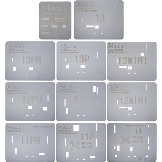 OEM BGA šablóna pre Apple iPhone 11 - 15 sériu, Touch IC