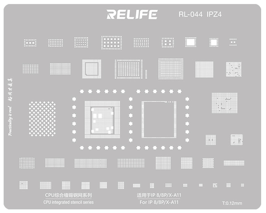 Sita BGA Relife RL-044 IPZ4 pre Apple iPhone 8 / 8 Plus / X, CPU