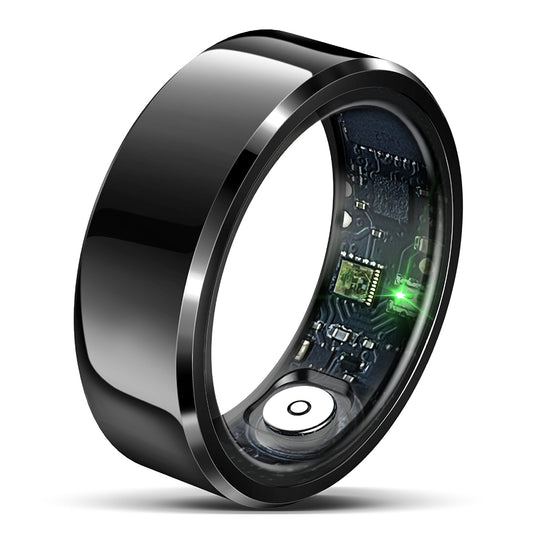 Smart Ring Techsuit R6, Veľkosť 8, Čierna