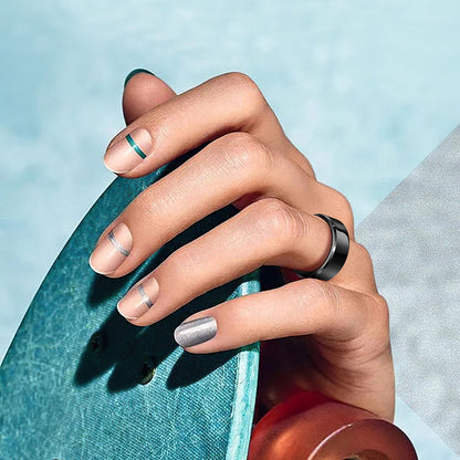 Smart Ring Techsuit R6, Veľkosť 8, Čierna