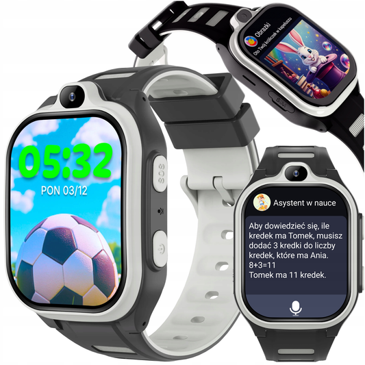 Smartwatch Forever Kids Boost KW-530 Call, Čierny