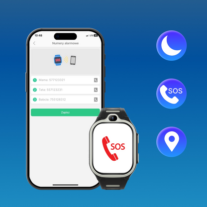 Smartwatch Forever Kids Boost KW-530 Call, Čierny