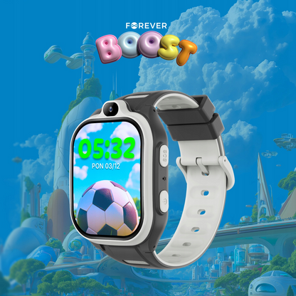 Smartwatch Forever Kids Boost KW-530 Call, Čierny