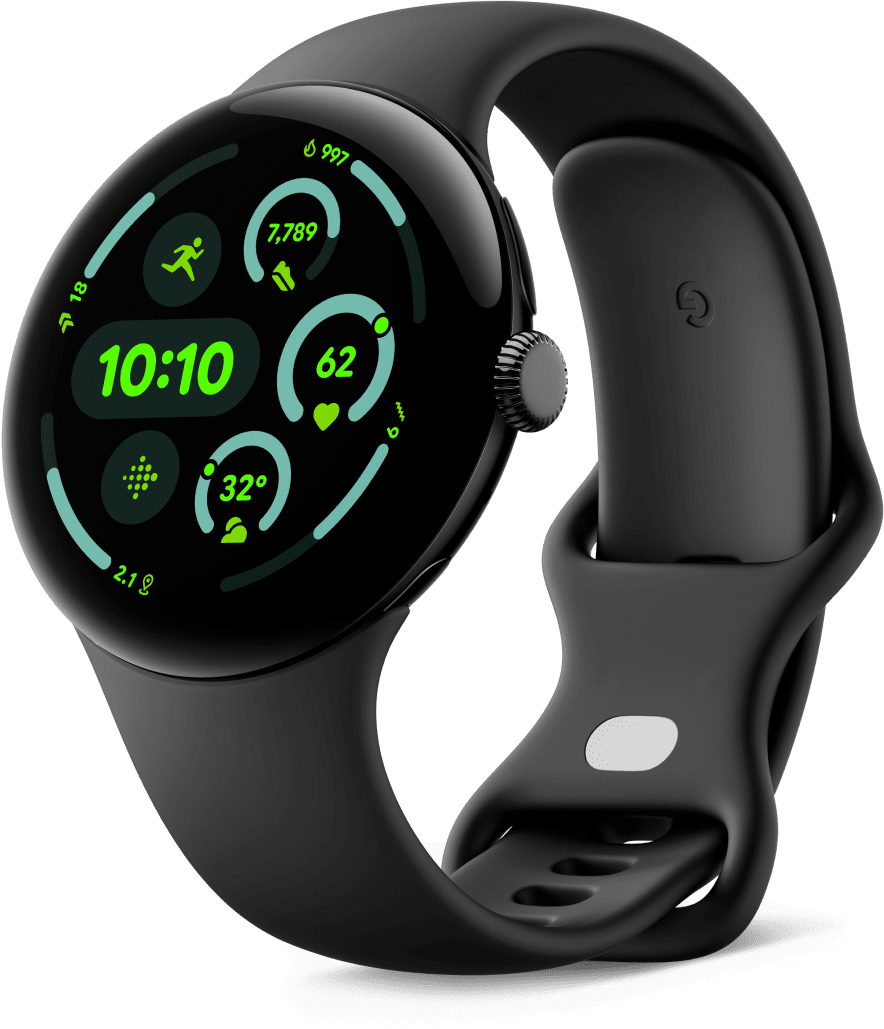 Smartwatch Google Pixel Watch 3, 45mm, Čierny GA05785-DE