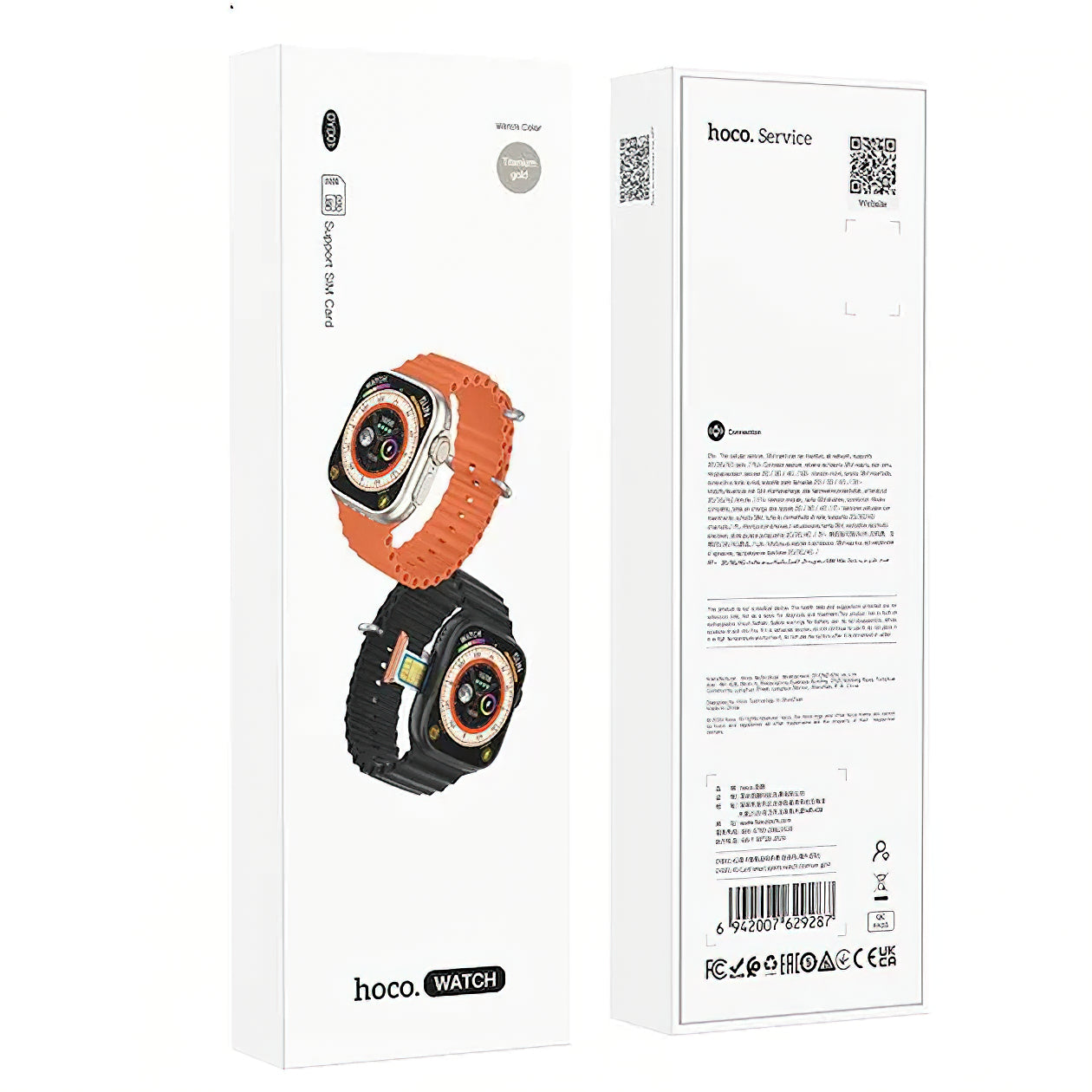 Smartwatch HOCO DYD01 Call, čierny